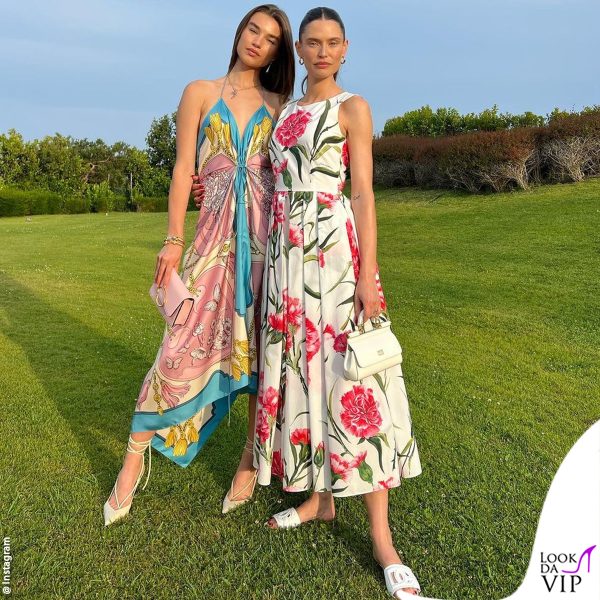 a nozze con Bianca Balti (in Dolce&Gabbana)