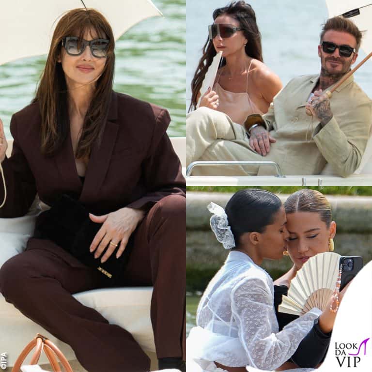 gli ospiti alla sfilata Jacquemus a Versailles
