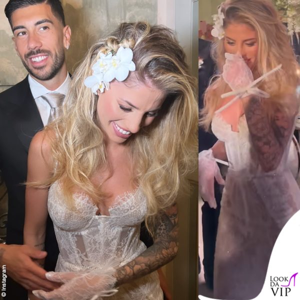 il secondo bridal look di Chiara Nasti 