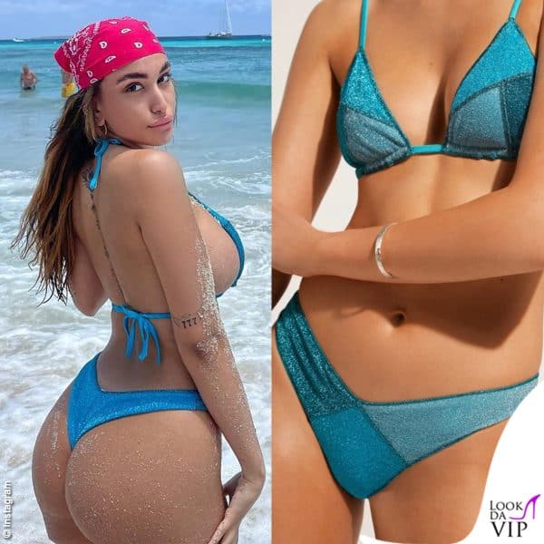 Clarissa Selassie sfoggia le curve in bikini Calzedonia
