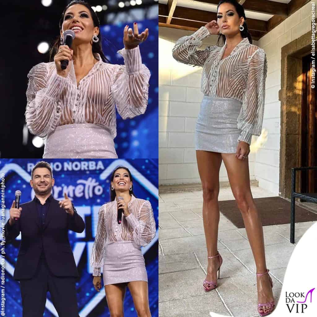 Elisabetta Gregoraci nella terza puntata di Radio Norba Cornetto Battiti Live