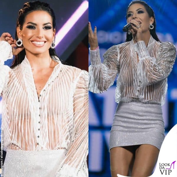 look malizioso per la conduttrice 