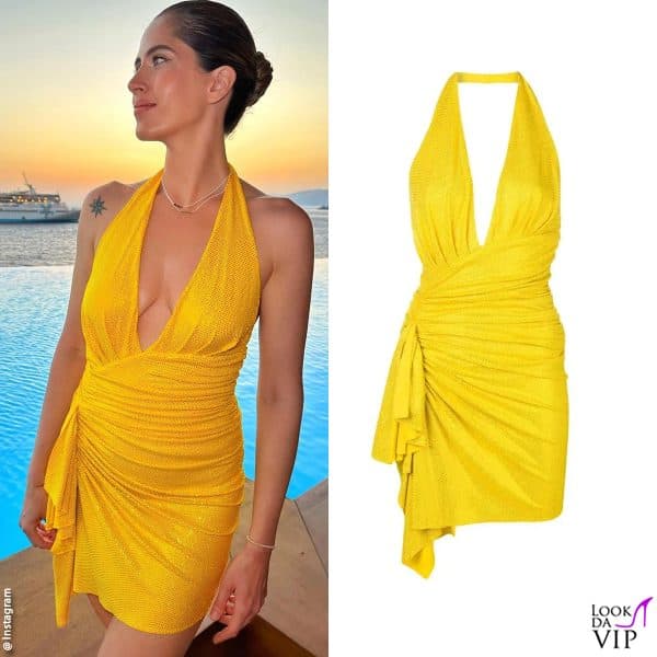 abito Alexandre Vauthier per Francesca
