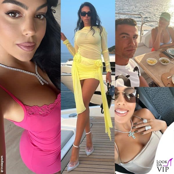 I look costosi di Georgina Rodriguez in vacanza sullo yacht