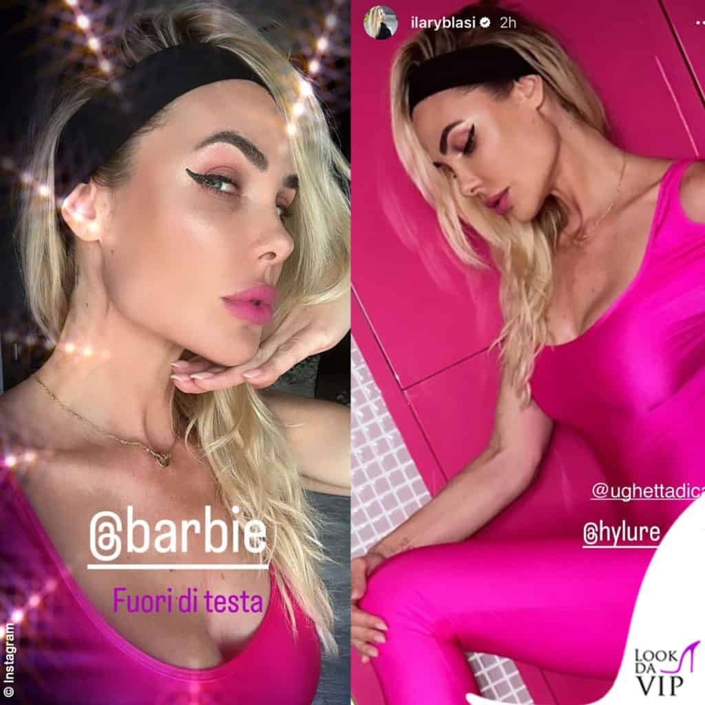 Ilary Blasi Barbie Fuori di testa tuta Hylure