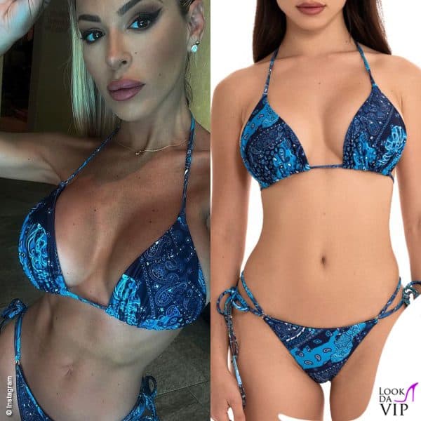 Oriana Marzoli con un un bikini Sonten