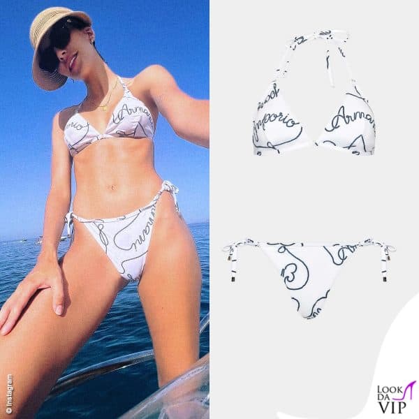 Rocio Munoz Morales con un bikini Emporio Armani