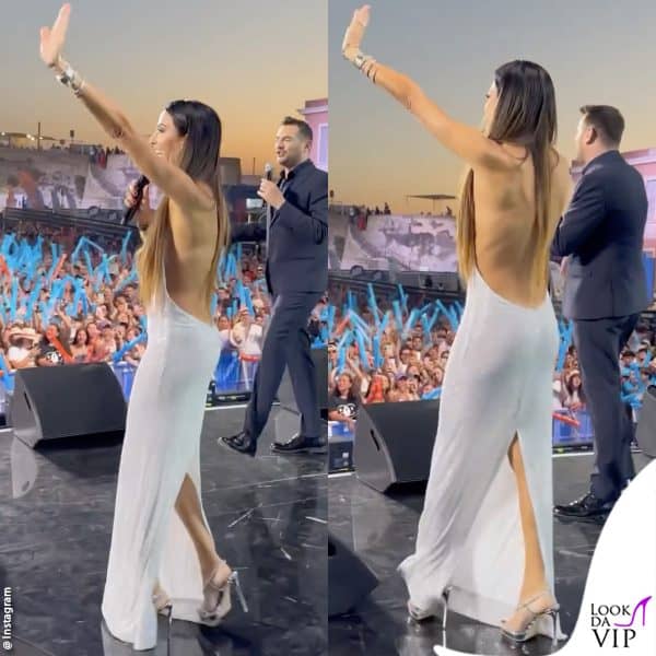 l'outfit di Elisabetta Gregoraci è bollente 