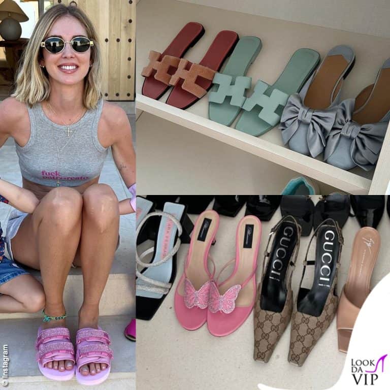 le scarpe (costose e firmate) di chiara ferragni per l'estate 2023