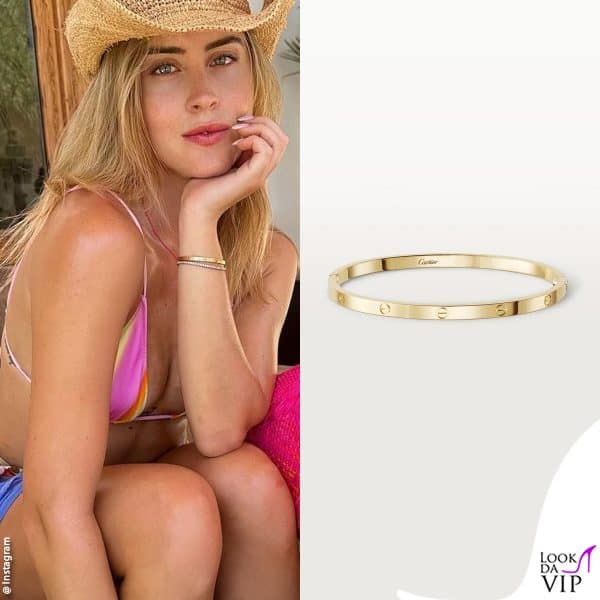 "Love" di Cartier, modello piccolo, per Valentina Ferragni 