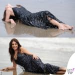 Caterina Murino in Giorgio Armani a Venezia 80