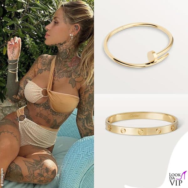 "Love" e "Juste un Clou" di Cartier per Zoe Cristofoli 