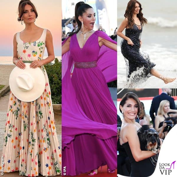 Caterina Murino Venezia 80 abiti Elisabetta Delogu Jenny Packham Giorgio Armani Alberta Ferretti