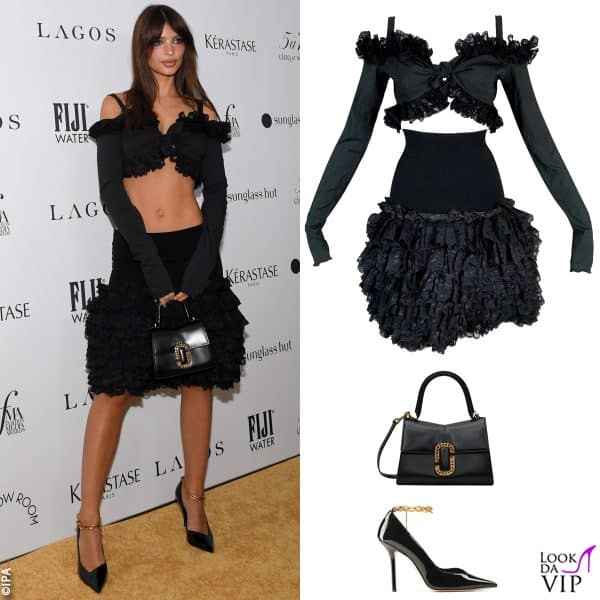 outfit Dolce&Gabbana, borsa Marc Jacobs, pump Jimmy Choo 