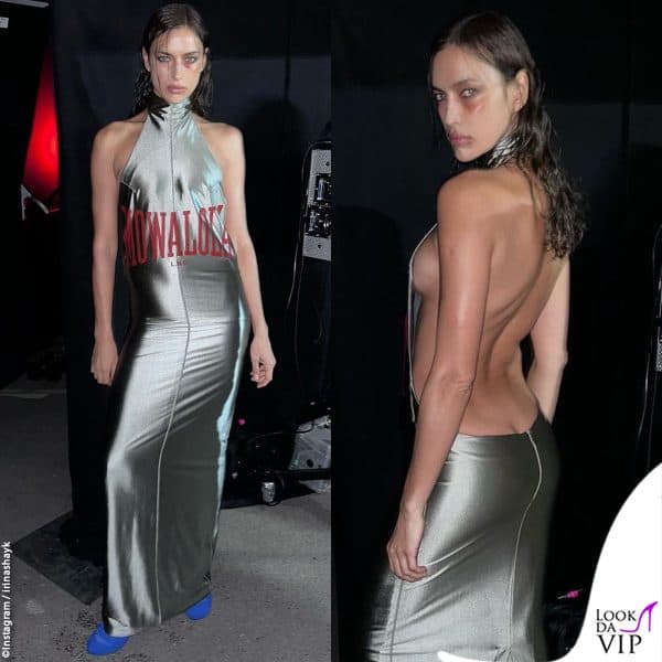 Irina in backstage regala un side boob ai follower 
