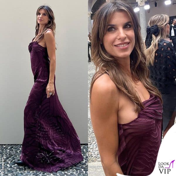 Elisabetta Canalis alla sfilata di Alberta Ferretti
