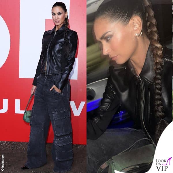 Melissa Satta tra gli ospiti al fashion show Diesel