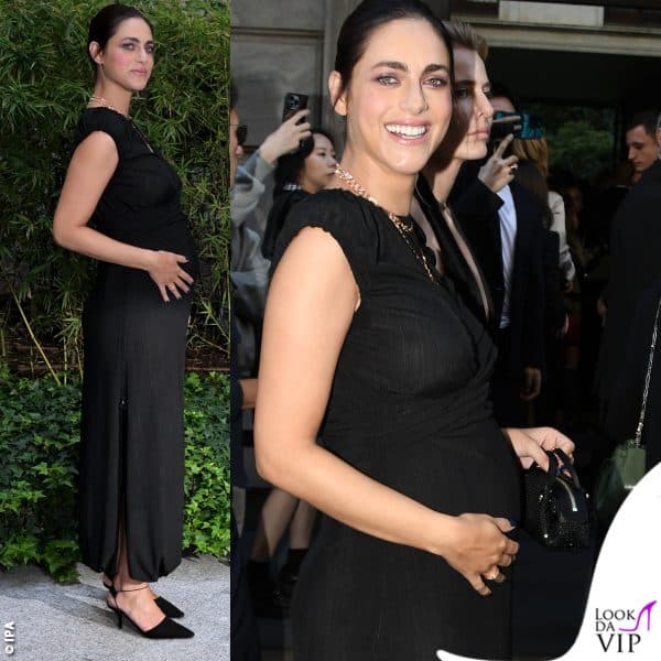 Miriam Leone alla sfilata Armani