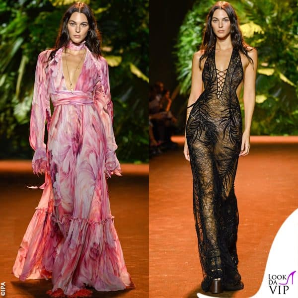 due i look per lo show Roberto Cavalli 