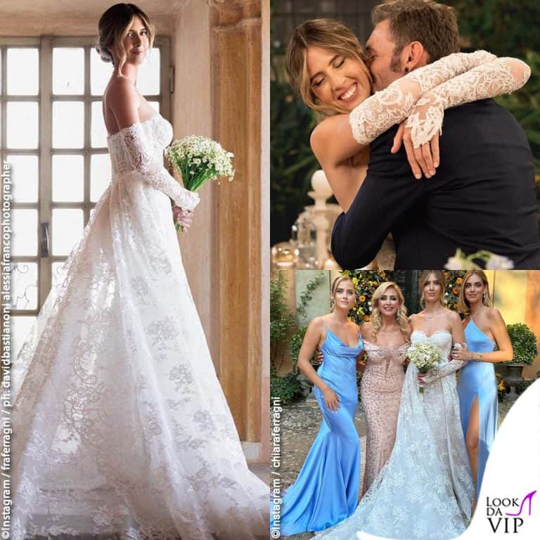 i dettagli dei look del matrimonio di Francesca Ferragni e Riccardo Nicoletti