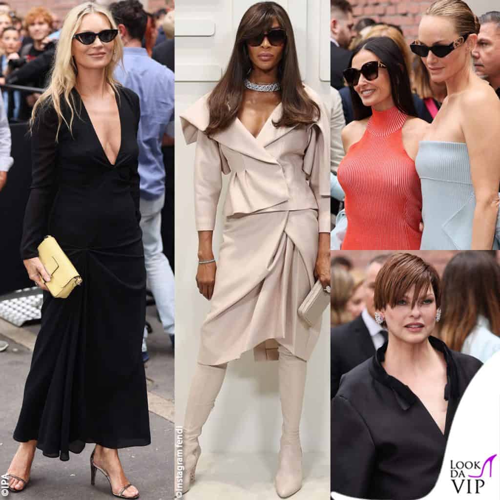 le star alla sfilata di Fendi