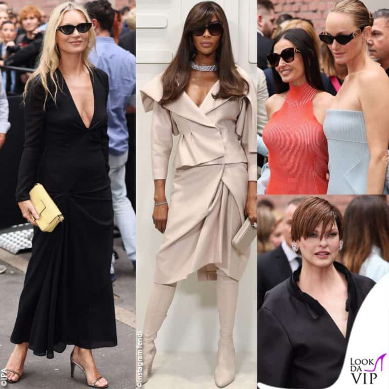 le star alla sfilata di Fendi