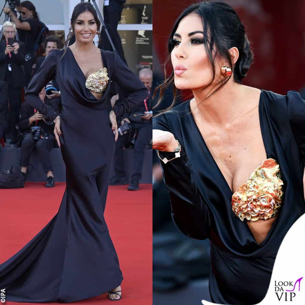 I look di Elisabetta Gregoraci a Venezia 80