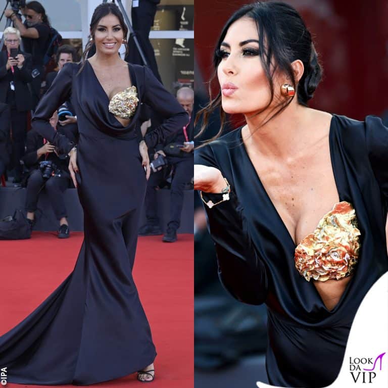 I look di Elisabetta Gregoraci a Venezia 80
