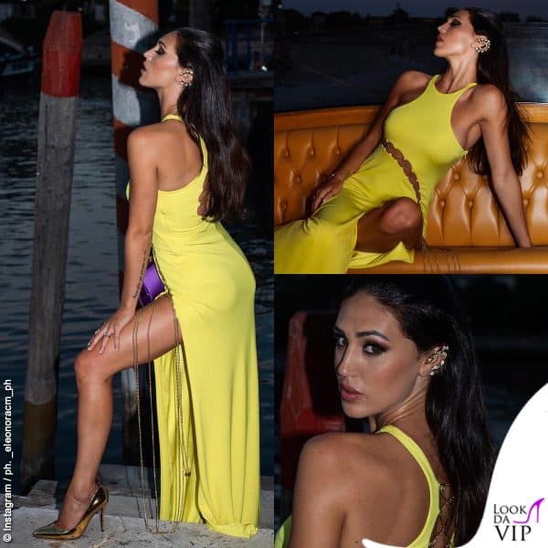 Cecilia mostra anche l'orecchino Messika (la sua stylist è una delle sue più care amiche)