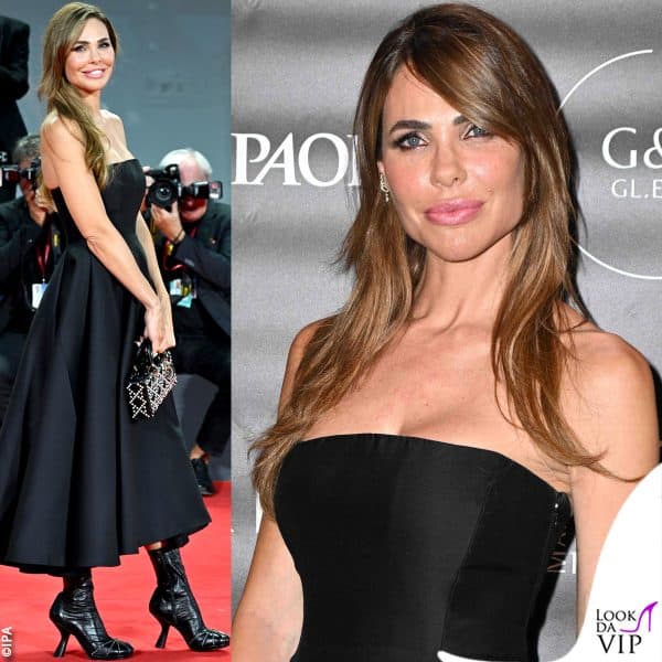 Ilary Blasi in Dior sul red carpet di Venezia 80