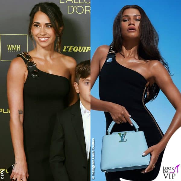 l'abito Louis Vuitton è simile a quello indossato da Zendaya nella campagna pubblicitaria del brand 