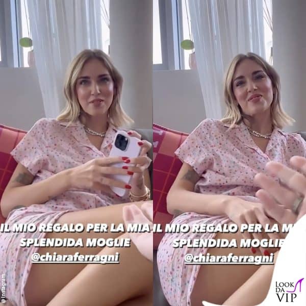 Fedez dice a Chiara di averle preso un regalo speciale 