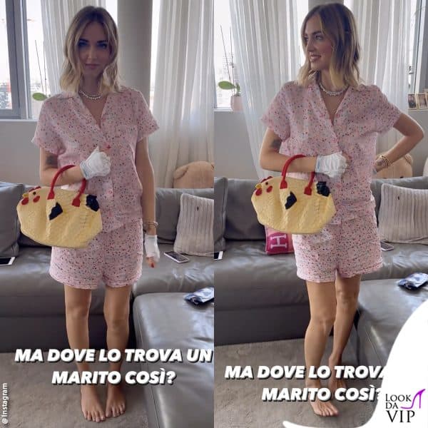 la Ferragni posa con i nuovi accessori 