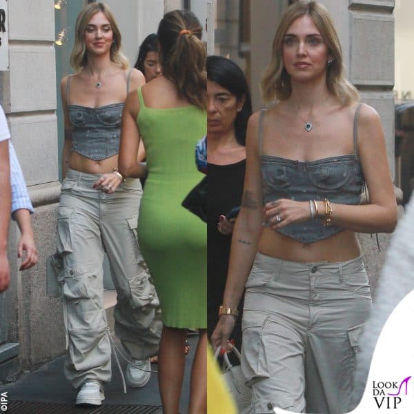 la Ferragni tra la folla 