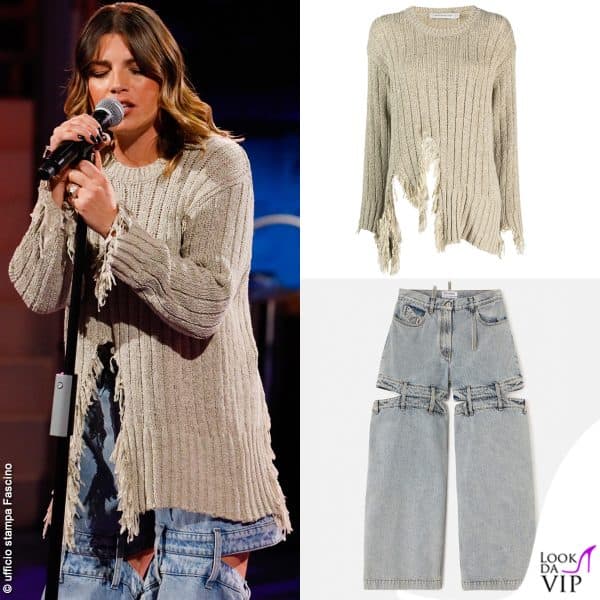 maglione Christopher Esber, jeans The Attico 