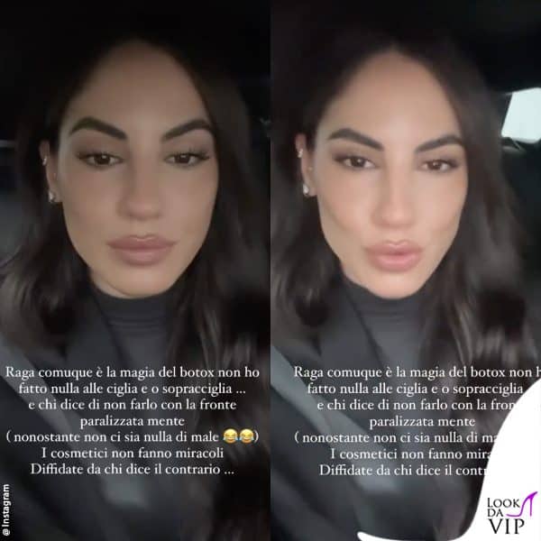 Giulia De Lellis parla del botox