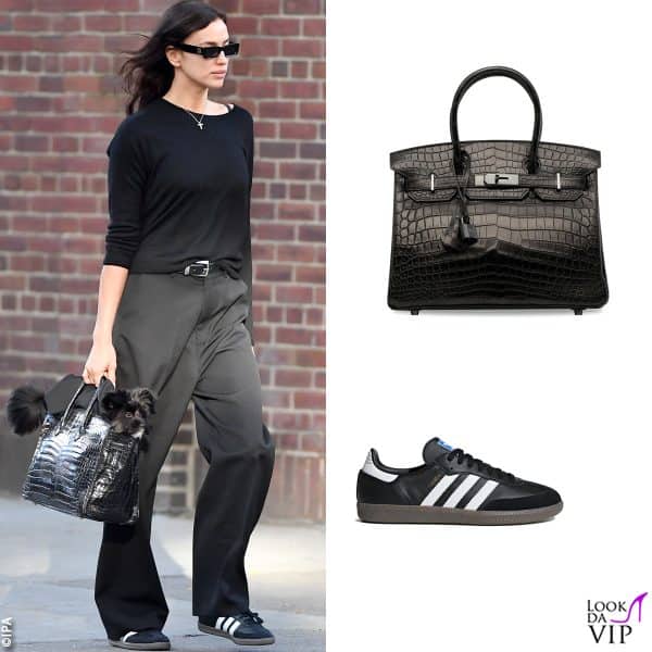 borsa Hermès, sneakers Adidas 