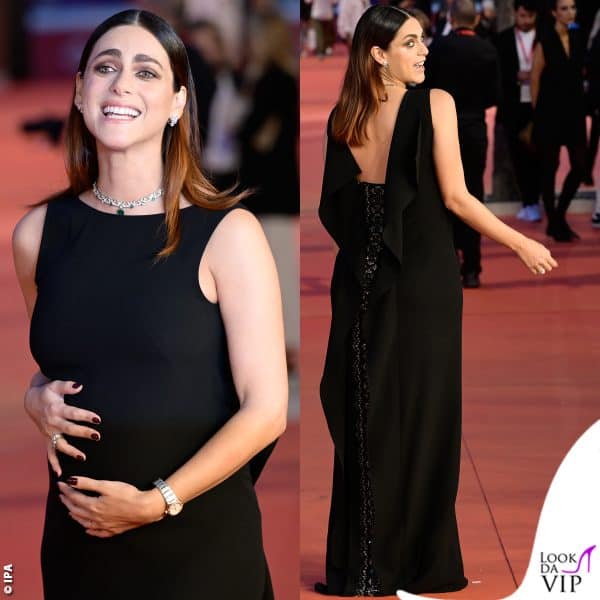 Miriam Leone Festa del Cinema di Roma vestito Fendi gioielli Bulgari orologio Omega