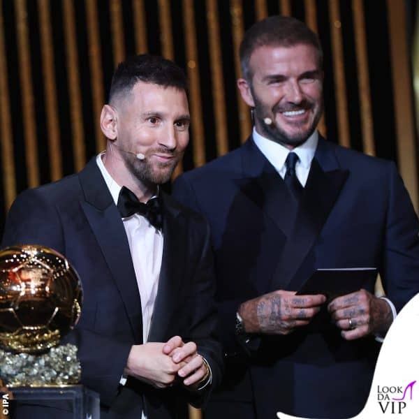 Messi è stato premiato da David Beckham 