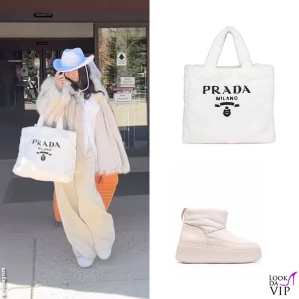 borsa Prada, stivali Aah 