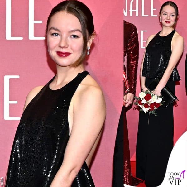 Alexandra di Hannover in Celine 