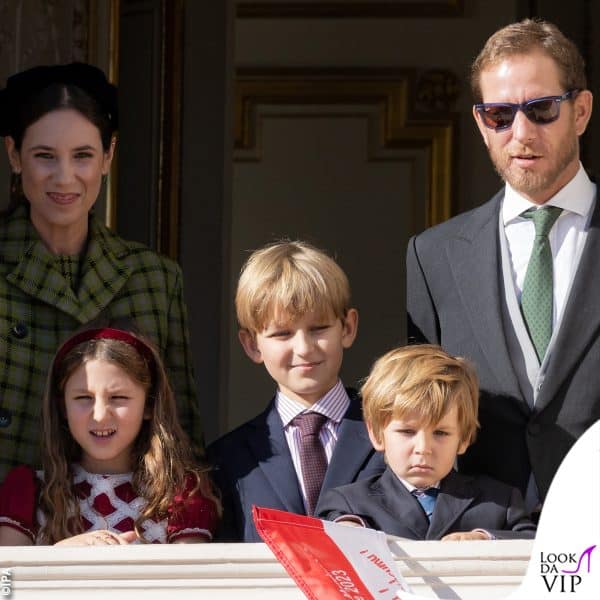 Tatiana Santo Domingo con Andrea Casiraghi e i figli 
