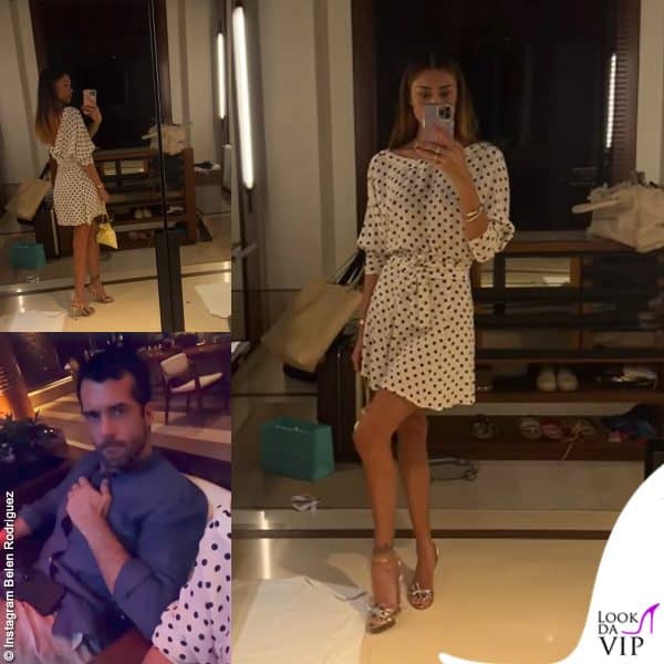 Fuori a cena con un minidress a pois Mar de margaritas