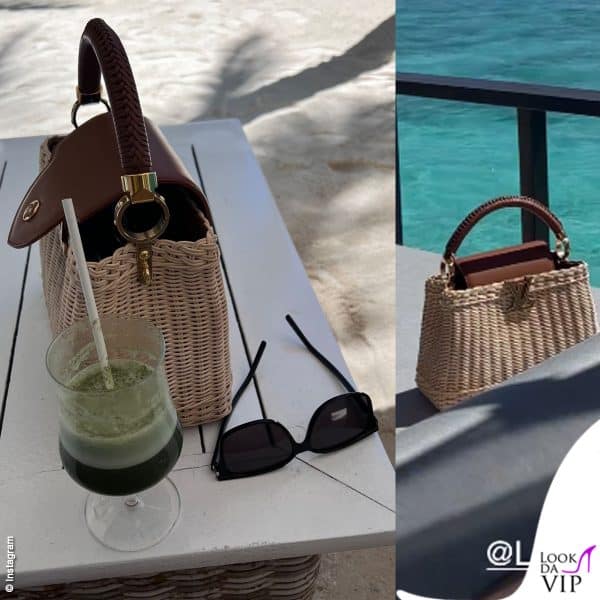 Belen in vacanza non rinuncia al lusso