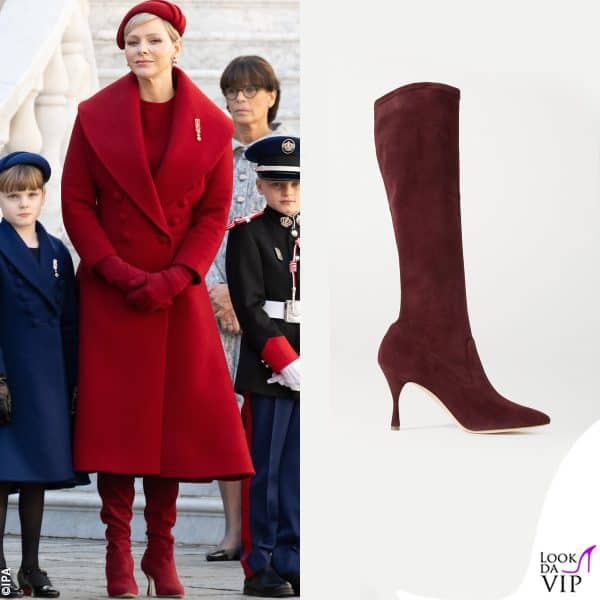 outfit DidierAngelo, cappello Stephen Jones, stivali Manolo Blahnik 