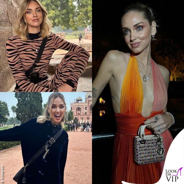 I look di Chiara Ferragni in viaggio in India