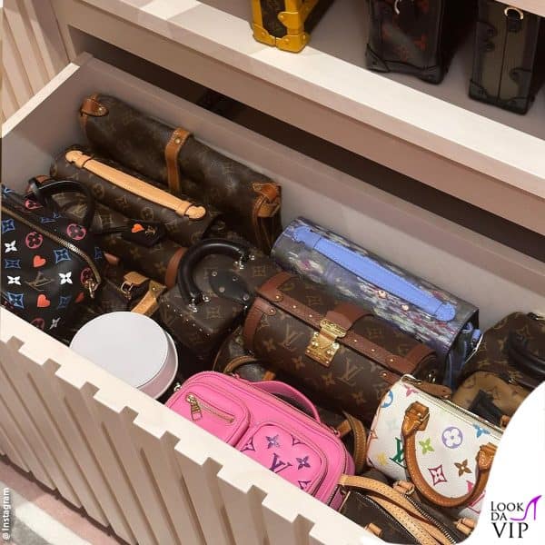 questo cassetto è interamente dedicato alle borse Louis Vuitton