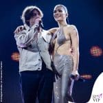 Elodie Mediolanum Forum Assago 2 data tuta Giorgio Armani Prive 2 Rkomi