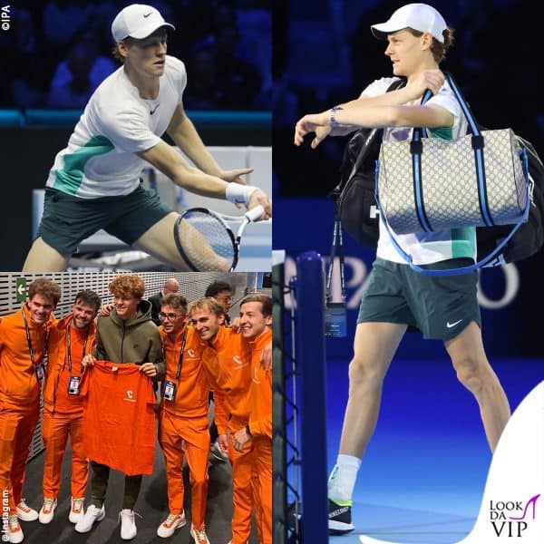 Dalla maglia Nike alla borsa Gucci: i portafortuna di Jannik Sinner