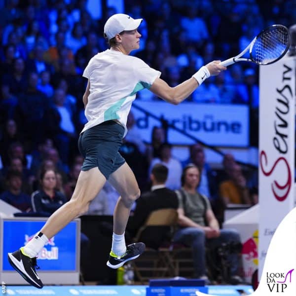Sinner all'Este Bank Open di Vienna a ottobre, la maglia Nike è sempre la stessa 